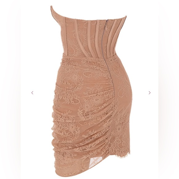 House of CB ‘Czarina’ Nude Mini Dress 👗😍 S ✨ - Picture 12 of 15